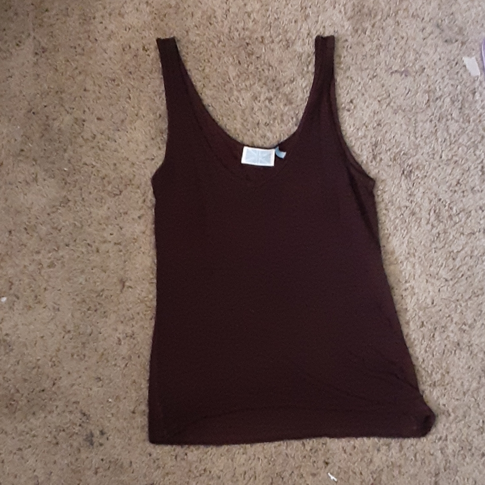 Brown tank top